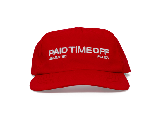 Paid Time Off Hat — Red