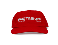Paid Time Off Hat — Red