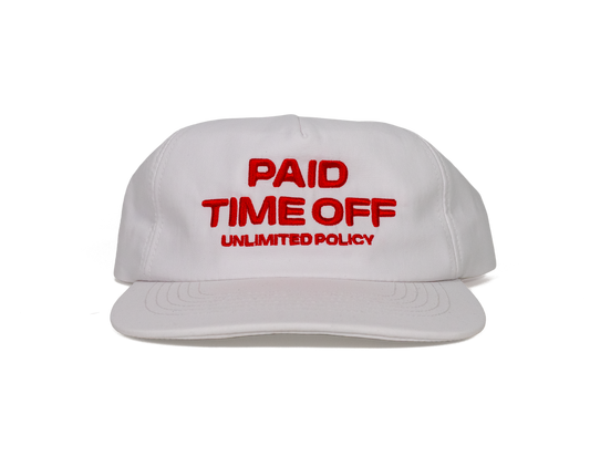 Paid Time Off Hat — White