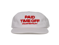 Paid Time Off Hat — White